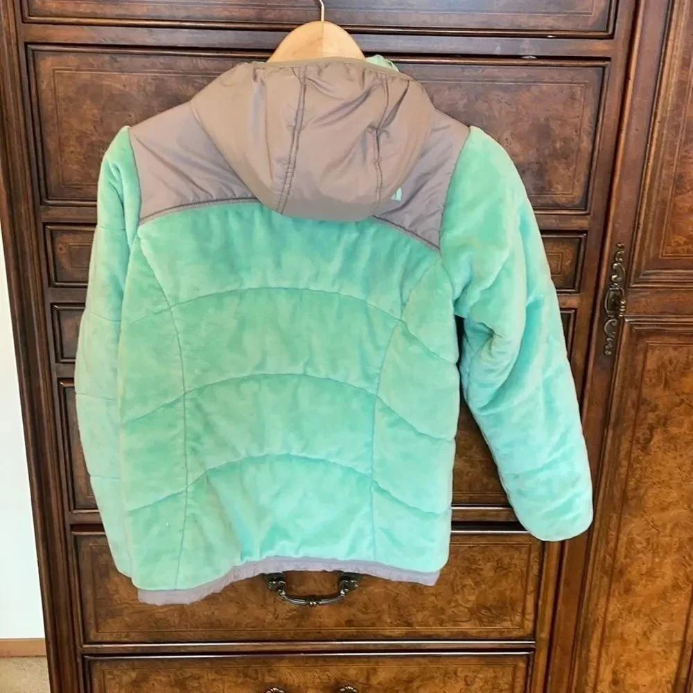 THE North Face Kids Green Puffy Reversible Jacket - Picture 10 of 16